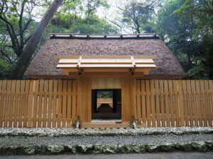 御塩殿での御塩焼固（御塩殿神社）