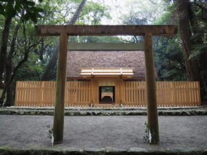御塩殿での御塩焼固（御塩殿神社）