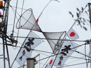 御幣鯛を運んできた太一御用船（神社港）