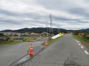 宮川右岸堤防道路