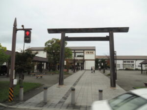 伊勢市駅前(CANばすにて)