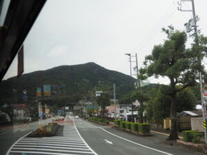 国道23号と御幸道路の合流点(CANばすにて)