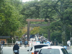 内宮 宇治橋前(CANばすにて)
