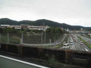 伊勢二見鳥羽ラインへの合流路から望む国道23号(CANばすにて)