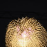 自宅ベランダから望んだオクトバの九鬼水軍大花火