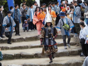 氏郷まつり 武者行列（松坂城跡）
