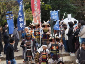 氏郷まつり 武者行列（松坂城跡）