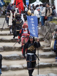 氏郷まつり 武者行列（松坂城跡）