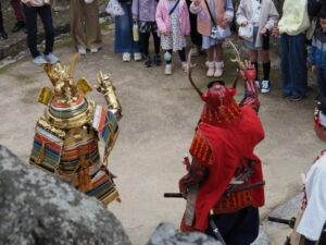 氏郷まつり 武者行列（松坂城跡）