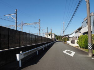 近畿日本鉄道 明星検車区の北側