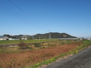 佐奈川下流方向の遠望