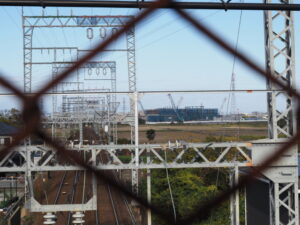 下小俣跨線橋からの遠望