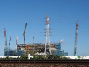 伊勢広域環境組合 ごみ処理施設建設工事現場