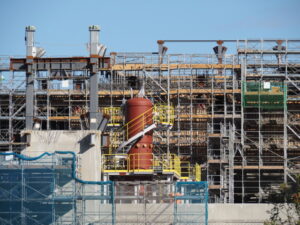 伊勢広域環境組合 ごみ処理施設建設工事現場