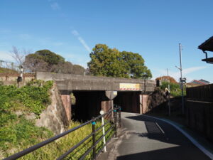 JR参宮線 外城田・田丸間 城山架道橋付近