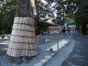 別宮遙拝所付近から望む大庭（外宮）