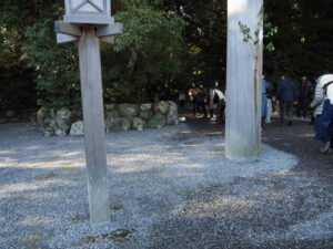 外宮で見かけた神鶏