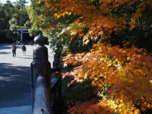 表参道火除橋にて（外宮）