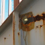 これも修繕？（船江一丁目歩道橋）