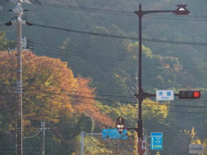 茶屋交差点方向の遠望