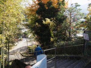 楠部向陽台団地公園への階段