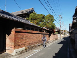 伊勢街道（津市高茶屋）