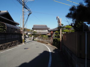 伊勢街道（津市藤方）
