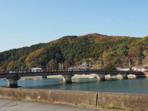 加茂川に架かる安楽島橋