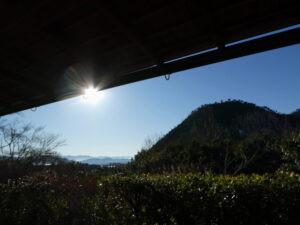 光悦寺庭園にて