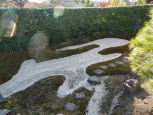 瑞峯院の庭園「独坐庭」