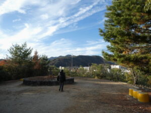 船岡山から望む左大文字方向