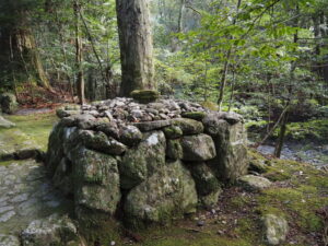 御手洗場付近にて（瀧原宮）
