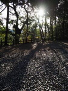 佐美長神社（伊雜宮 所管社）にて